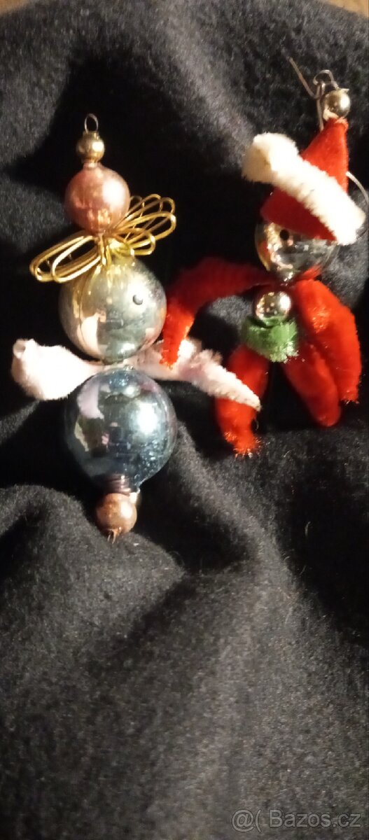 Mix starých vánočních ozdob. - 17
