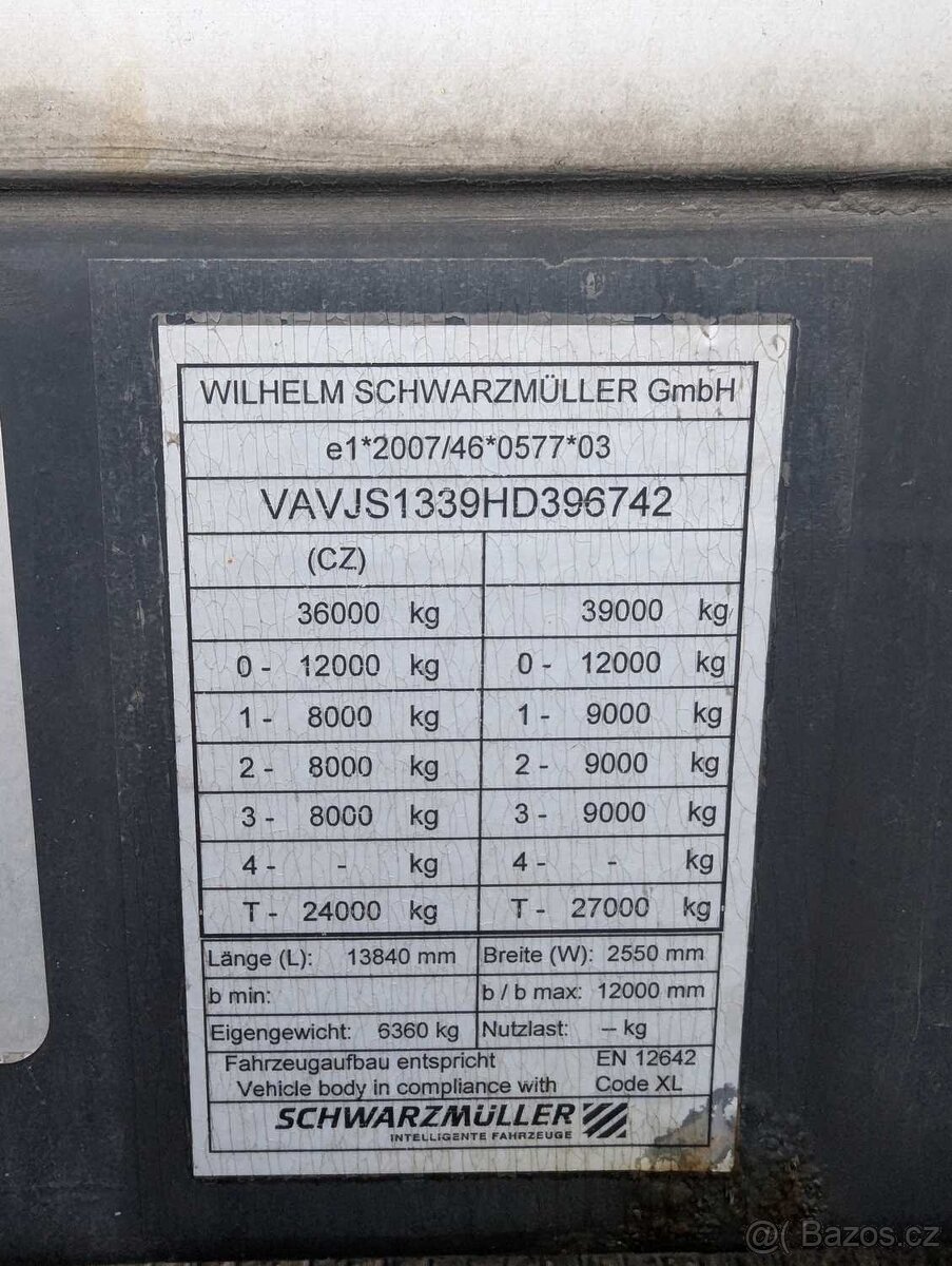 Návěs Schwarzmuller SPA 3/E, Standard - 17