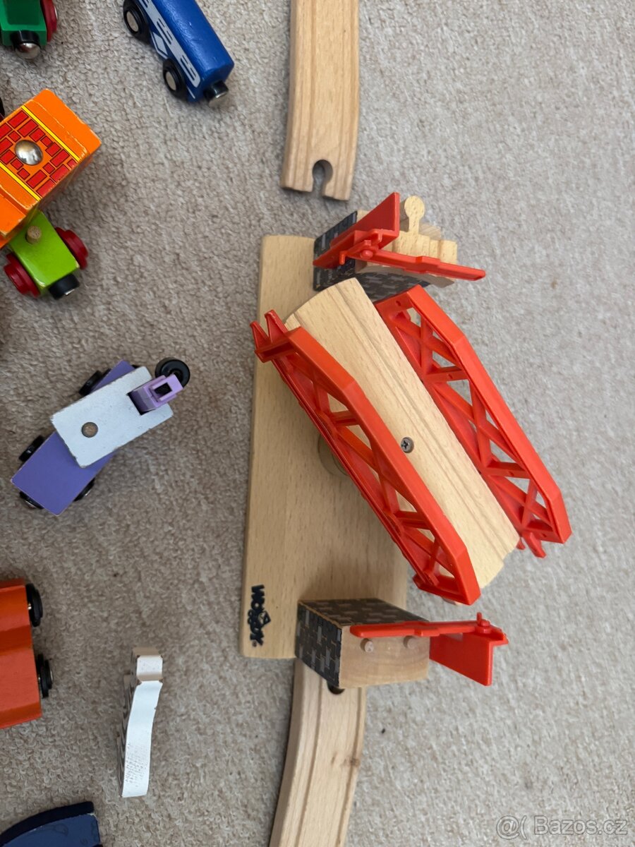 Sety dřevěné - vláčkodráhy/koleje mašinky - 17