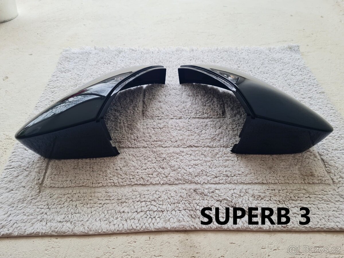 ČIERNE KRYTY spätných zrkadiel - 17