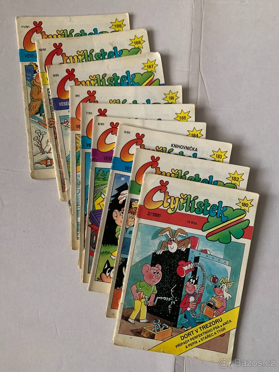 Staré Čtyřlístky, 1981 – 1994, ceny v textu - 17