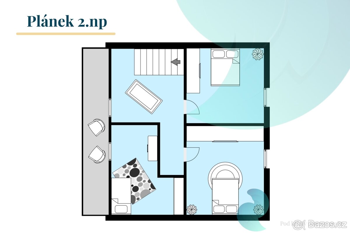 Prodej dřevostavby, okr. Beroun, Chodouň - 17