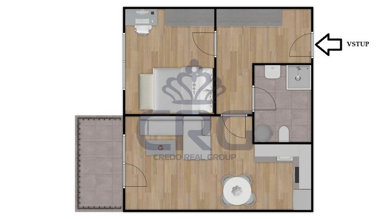 PRONÁJEM LUXUSNÍHO BYTU 2+KK, BRNO - ČERNÉ POLE - 17