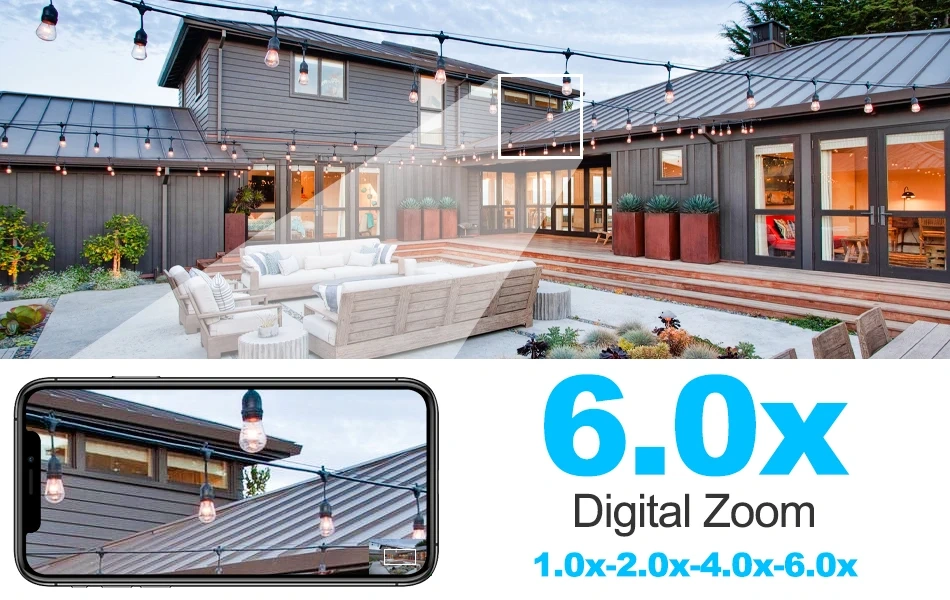 Kamera 5 Mpx, ONVIF, 2.4G 5G WiFi Smart Home IP, PTZ, Tuya - 17