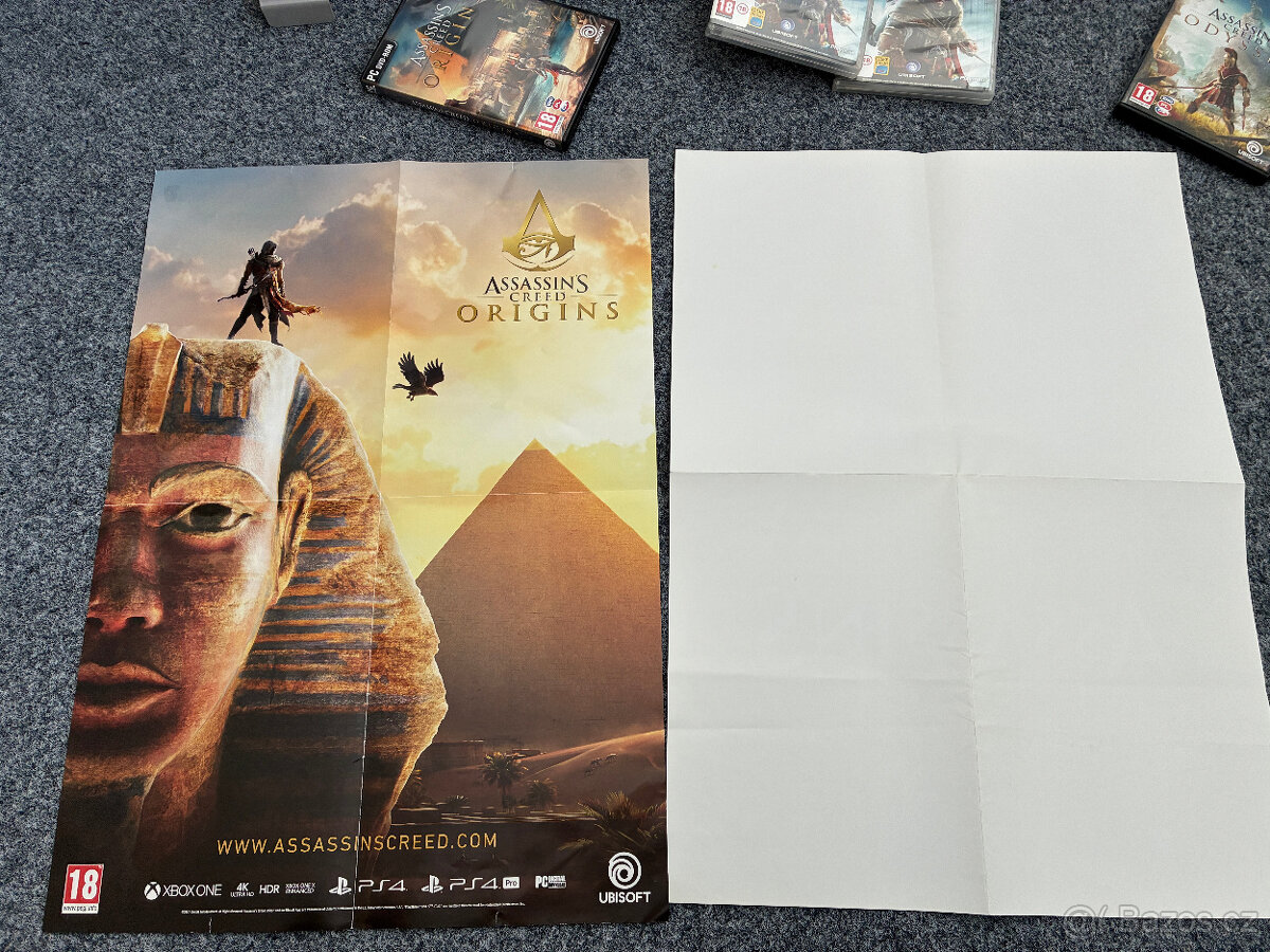 Použité PC hry série Assasins Creed + merch - 17