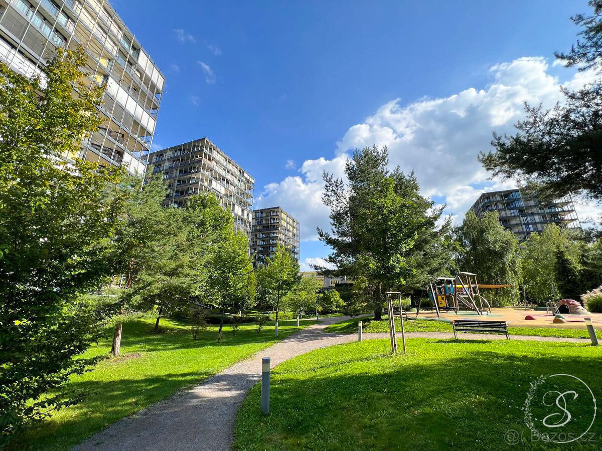 Pronájem bytu 3+kk, 94 m2, Rezidence Central Park, Praha 3 - 17
