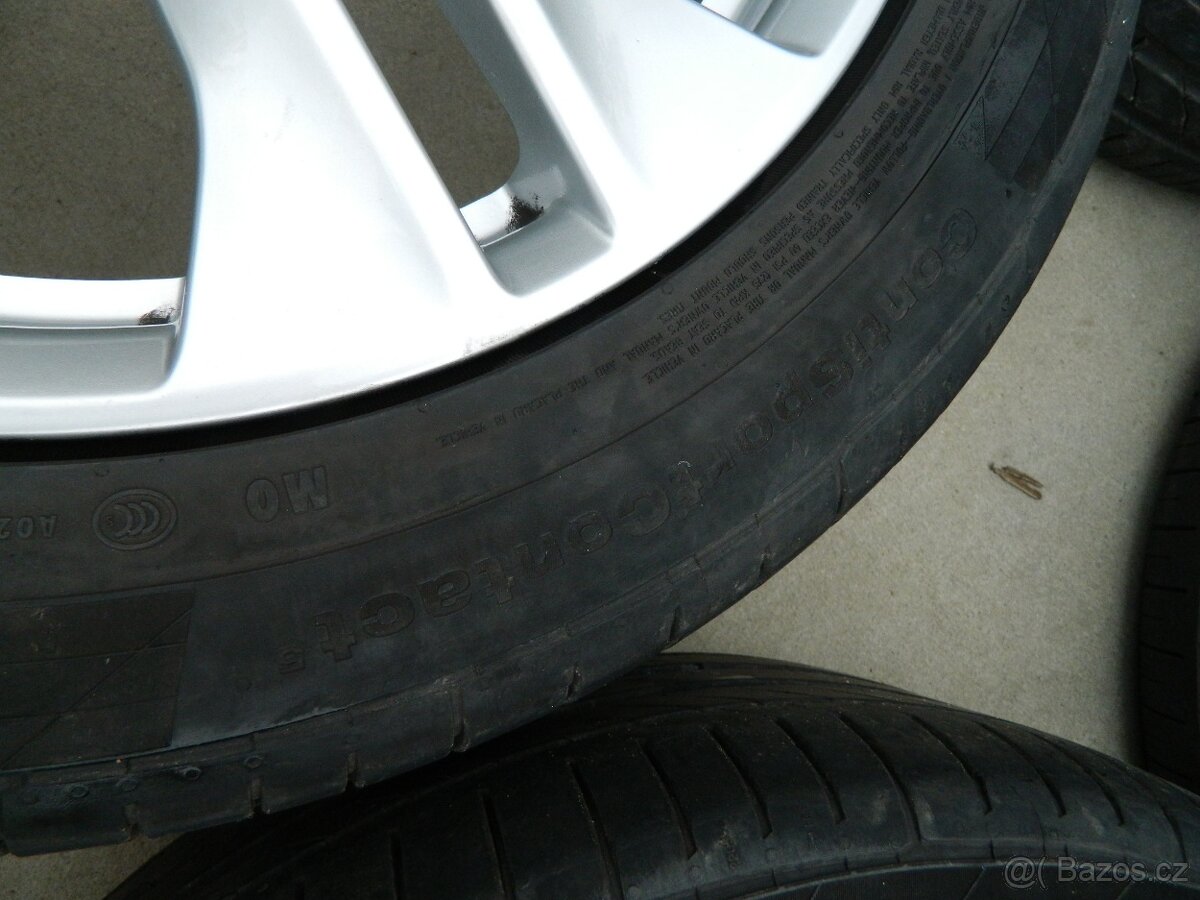 alu kola 5x112+letní pneu r17 - 17