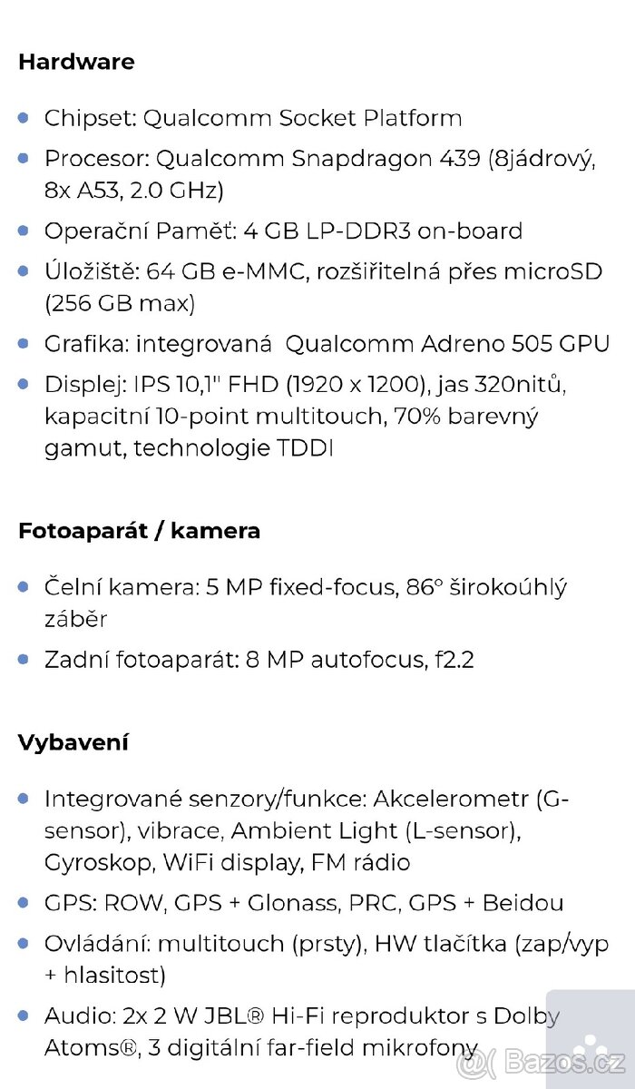 Tablet Lenovo Yoga Smart Tab 10 - 17