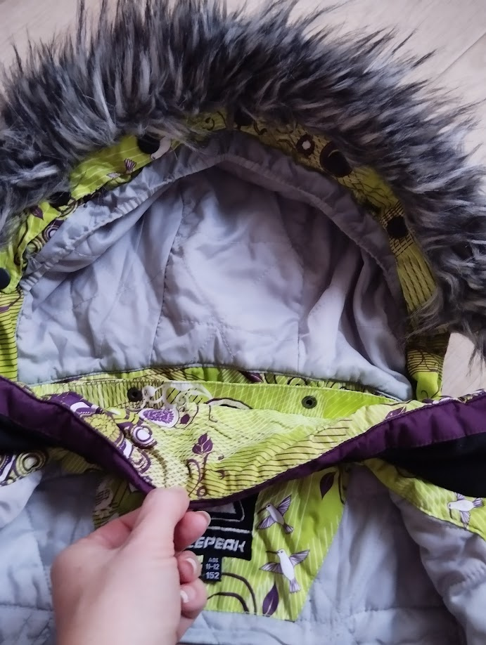 Zelenofialová zimní bunda vel.152/10-12let ICEPEAK - 17