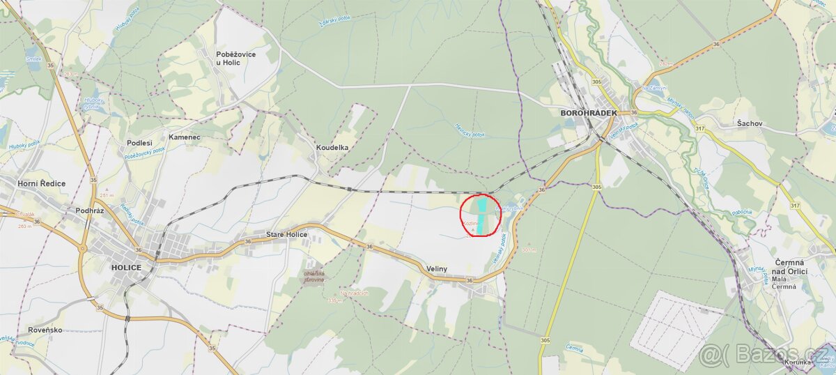 Prodám pozemky v k.ú. Veliny - 17