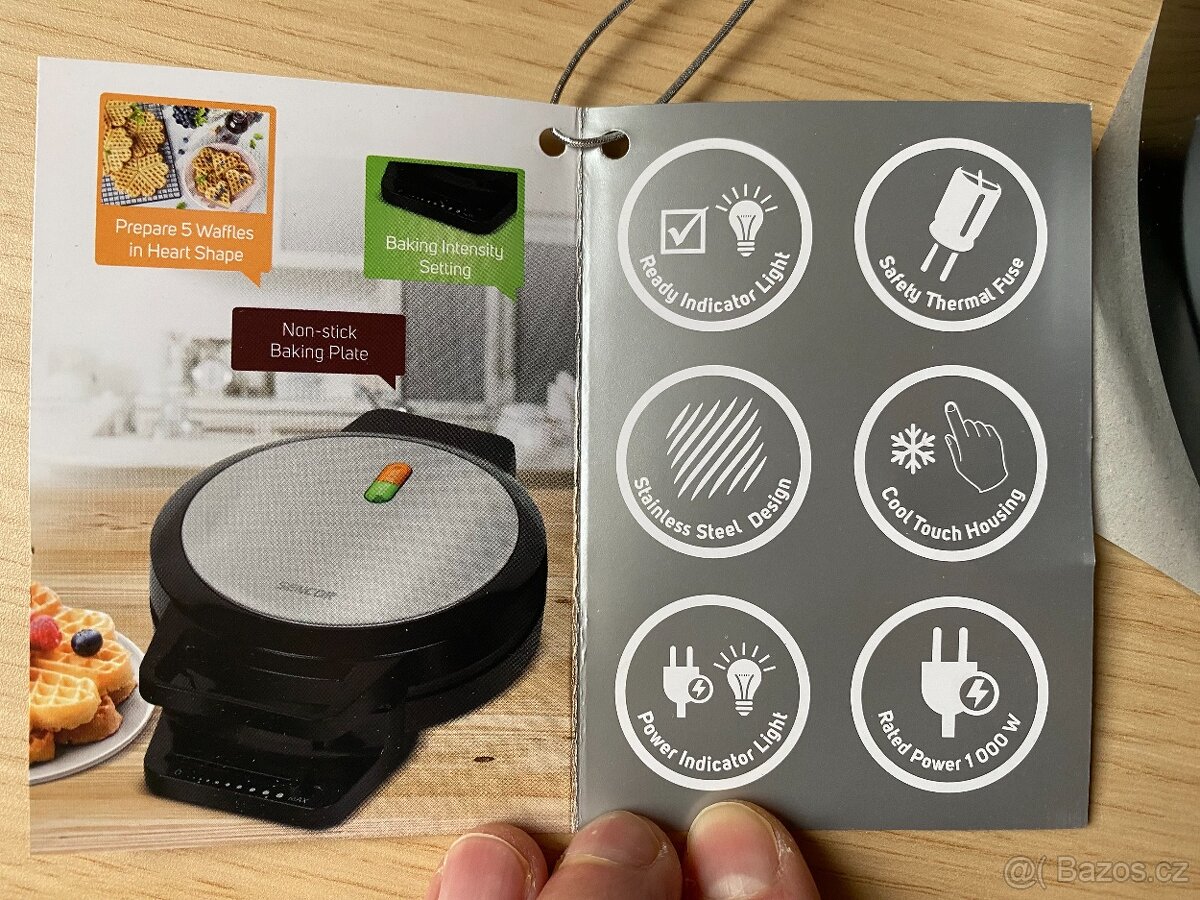 Nový vaflovač Sencor v originálním balení - 17