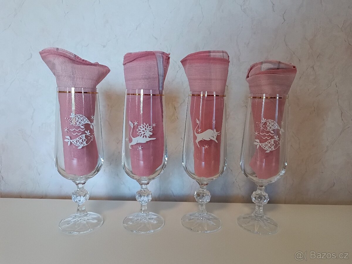 Sklenice, skleničky, napoleonky, panáky - něco nové - 17