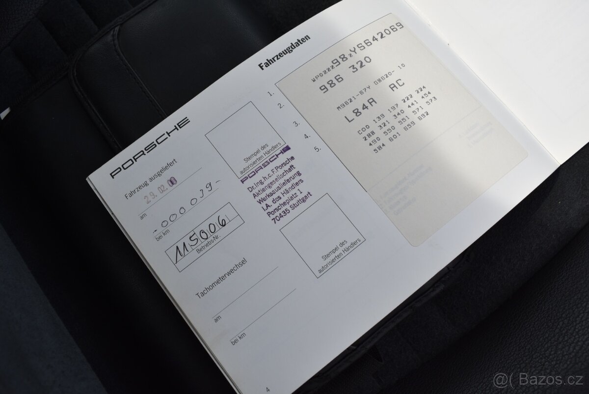 PORSCHE BOXSTER 986 3,2 S - SERVISKA,PŮVODNÍ STAV,1.MAJ - 17
