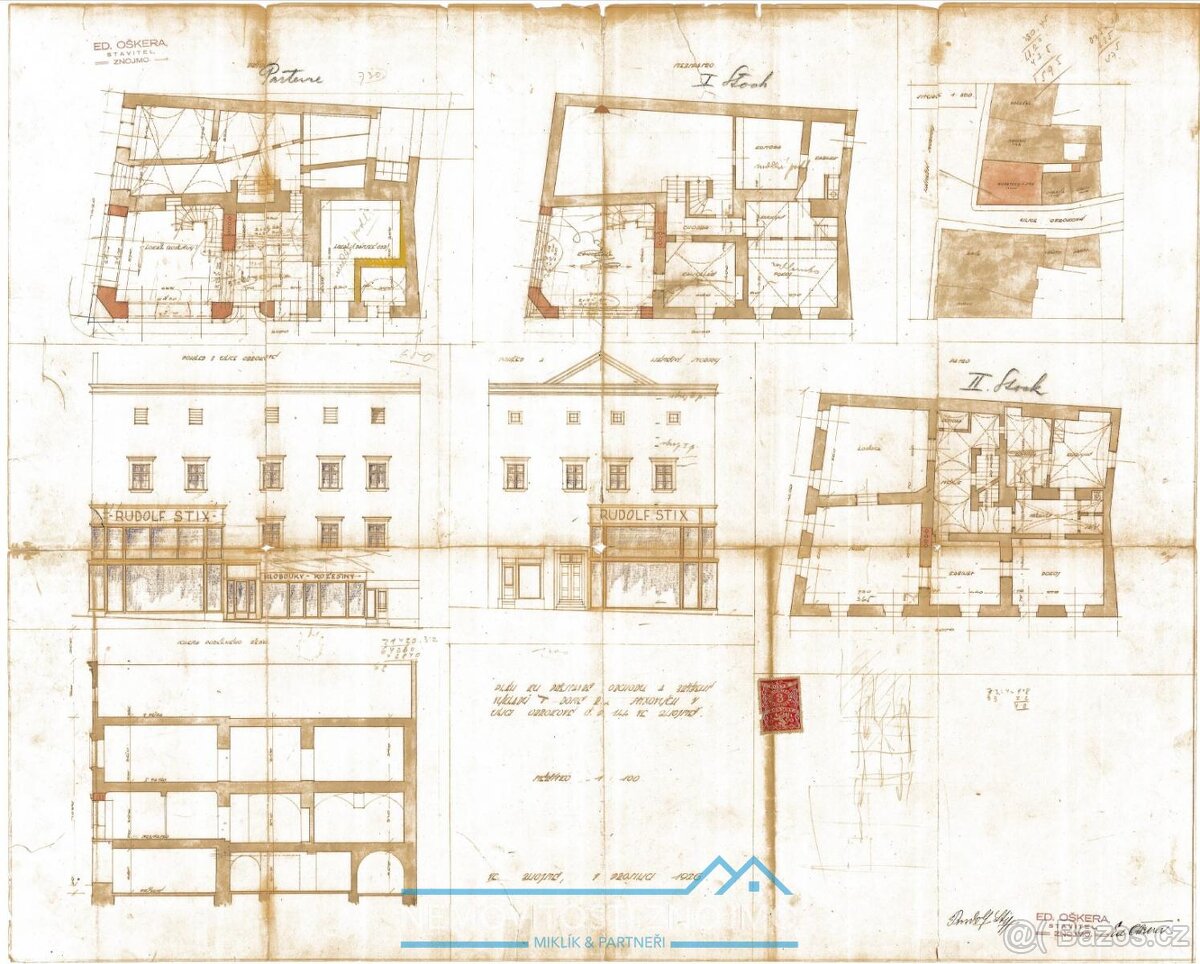 Prodej činžovního domu, centrum města Znojma, ul. Horní námě - 17