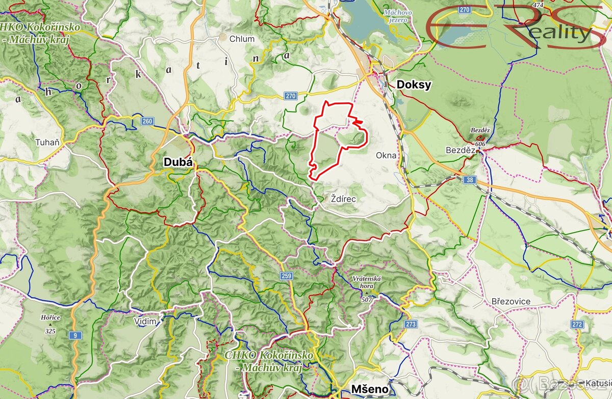 Pozemek, 1211 m² – Tachov u Doks, okr. Česká Lípa - 17