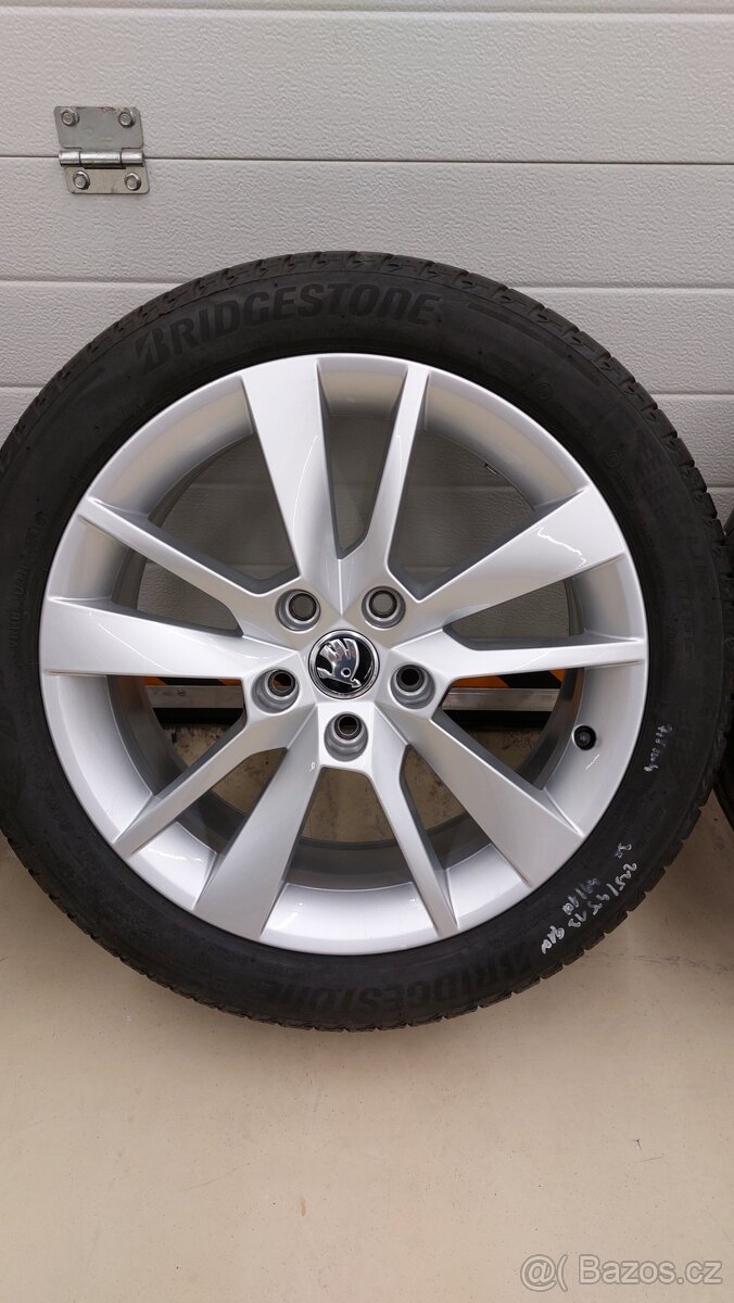 Alu kola 5x112 r17 originál TRIUS Škoda Octavia III Facelift - 17