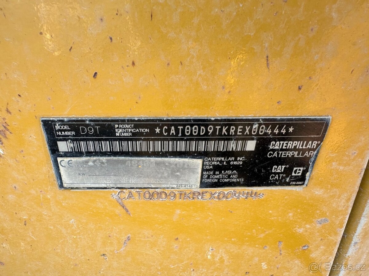 CATERPILLAR D 9 2016 VIN 444 - 17