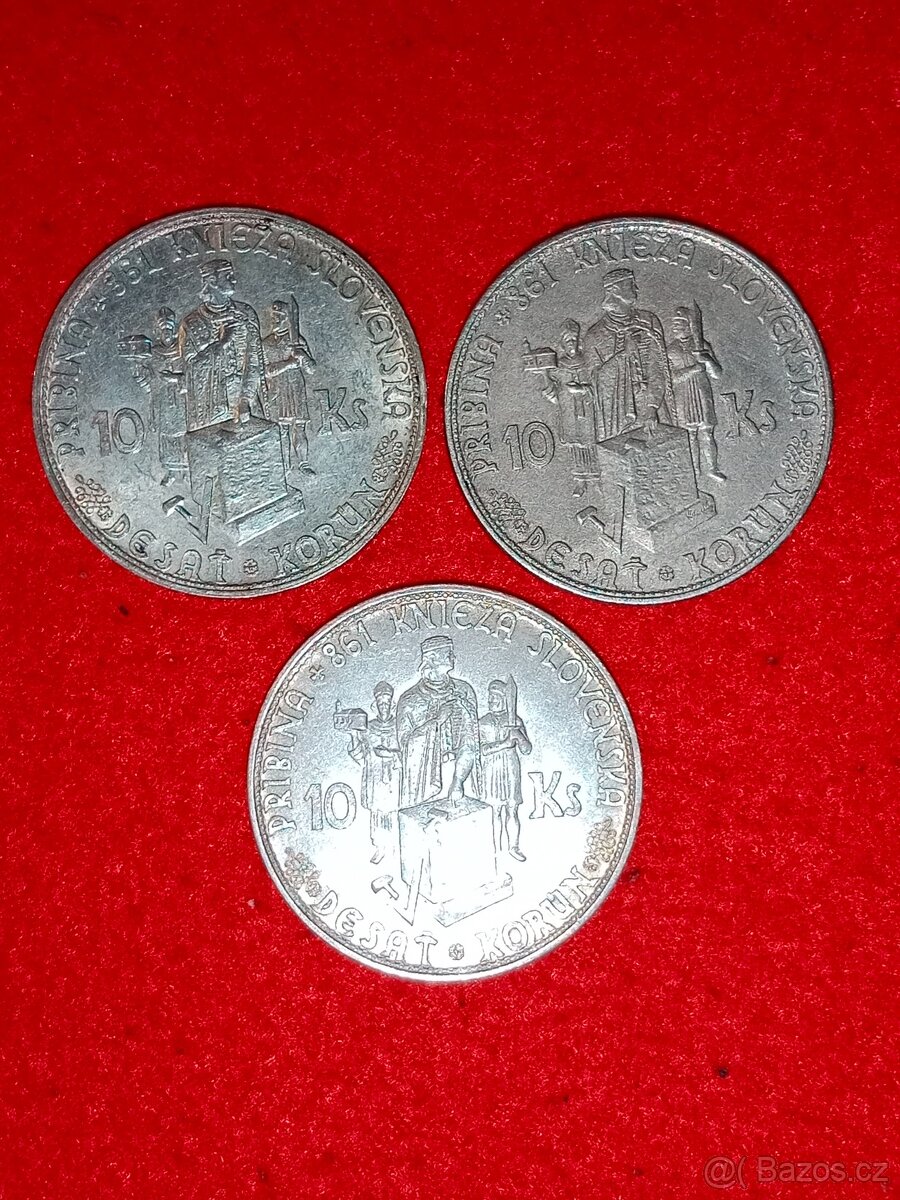 Československé stříbrné mince 194 ks - pouze komplet - 17