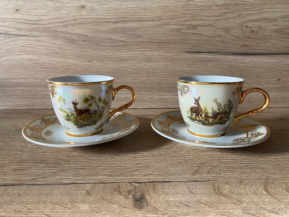 hrnek hrneček myslivecký hrnek porcelán lovecká tématika - 17