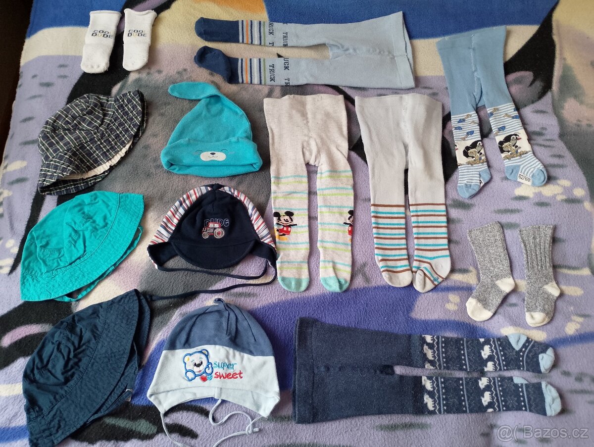 kojenecké oblečení (kluk) vel. 62+spací pytel - 17