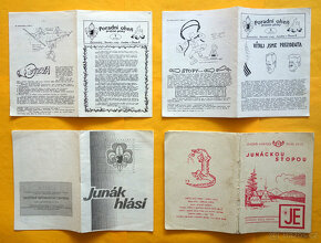 skautské příručky,vzácné indiánské písmo 1946,táborové hry+ - 17