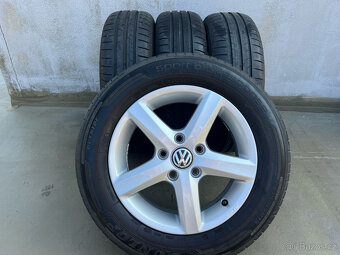 195/65R15 letní pneu alu kola VW GOLF VII 6x15 5x112 ET43 - 17