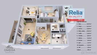 Prostorný RD s garáží v klidné části obce Břehy,  952 m2 - 17