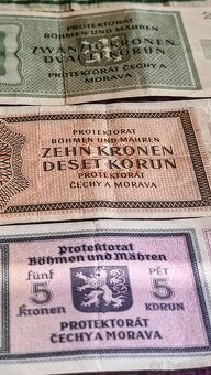Konvolut protektorátních bankovek 5,- až 5oo,-Koru - 17