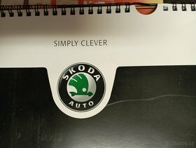 3 nástěnné kalendáře Škoda 1974 & 2005 - 17