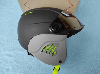Lyžařská helma s vizorem, Alpina Carat le VISOR HM, 54-58 cm - 17