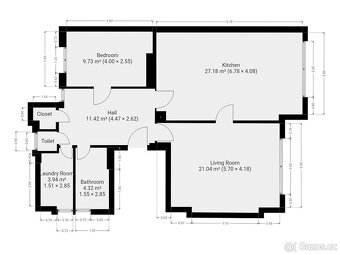Pronájem bytu 3+kk, Komornická, Dejvice, 78 m2 - 17