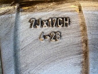 Peugeot - originální alu kola 17" - 17