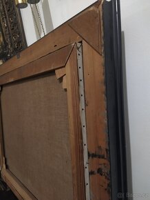 Obraz s rámem 97,5×77 cm. Olejomalba na platně Signováno - 17