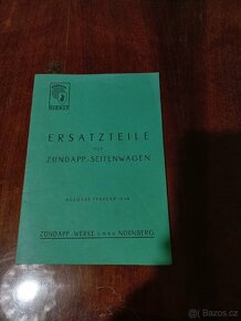 Zündapp K800, KS 601, K 500 atd - seznamy dílů, návody atd - 17