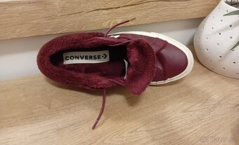 Converse dámské zateplené kožené tenisky vel. 40 - 17
