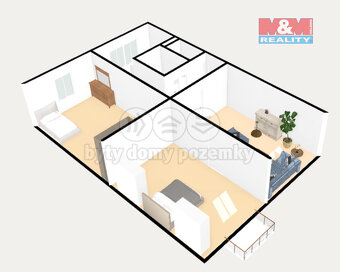 Prodej bytu 3+1, 70 m², Sokolov, ul. Sokolovská - 17