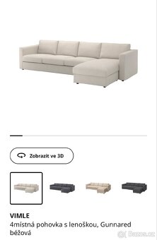 Sedací souprava Ikea Vimle - 17