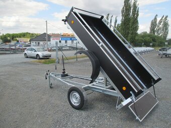 Bazarový hydraulicky sklopný přívěs ZV 26 HS 1,3T - 17