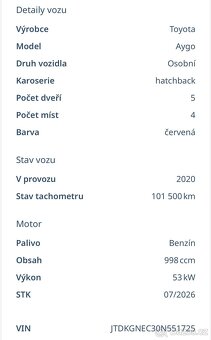 Prodám auto Toyota Aygo - 17