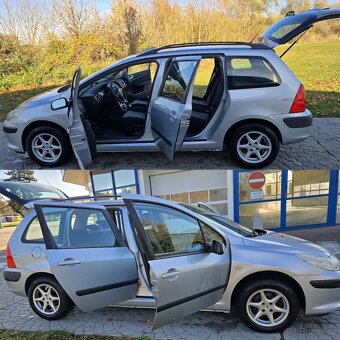 PEUGEOT 307 SW 1,4 16v BENZÍNOVÝ ČTYŘVÁLEC KLIMA, ALU KOLA - 17