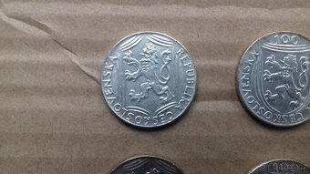 Stříbrné pamětní výroční mince 100 Kčs Stalin Gottwald Únor - 17