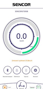 Prodám elektrokoloběžku Sencor S30, TOP stav - 17