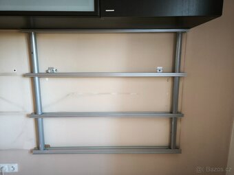 IKEA BESTA TV stěna s držákem TV+ LED osvětlení - 17