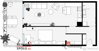 Prodej, byty/2+kk, 82 m2, Metodějova 3120/6, 61200 Brno, Brn - 17