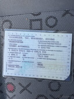 Obytne auto volkswagen Transporter 5 1.9tdi Top motor - 17