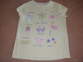 dívčí trička vel.134/140 - různé značky - 17