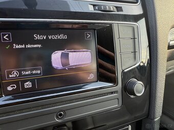 Golf 7 variant 1.4 tsi 103 kw highline kůže top stav - 17
