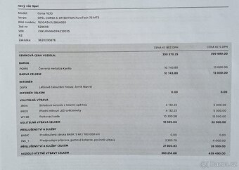 Opel Corsa roční vůz 12tis km v záruce po 1. majiteli ČR - 17