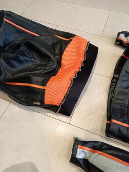 KTM Racing-Pánská kožená moto kombinéza, dvoudílná - 17