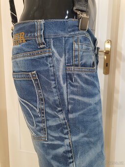 Jeans Rokker Kevlarové moto džíny cca 36/32 36/30 - 17